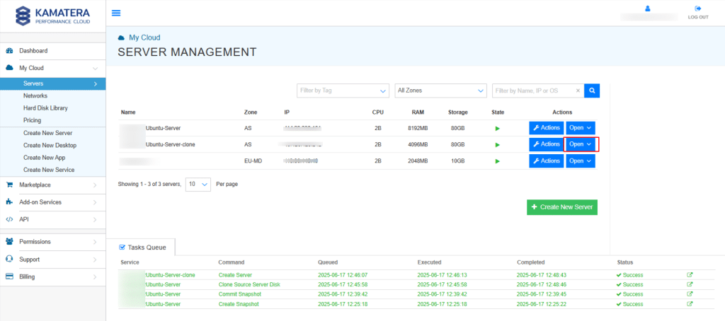 How to clone a server