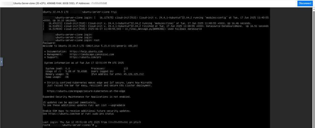 How to clone a server
