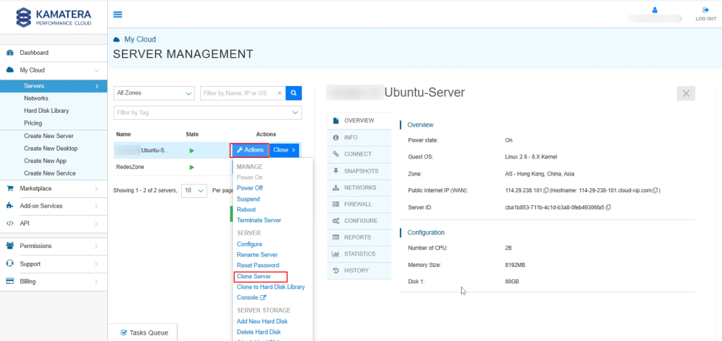 How to clone a server