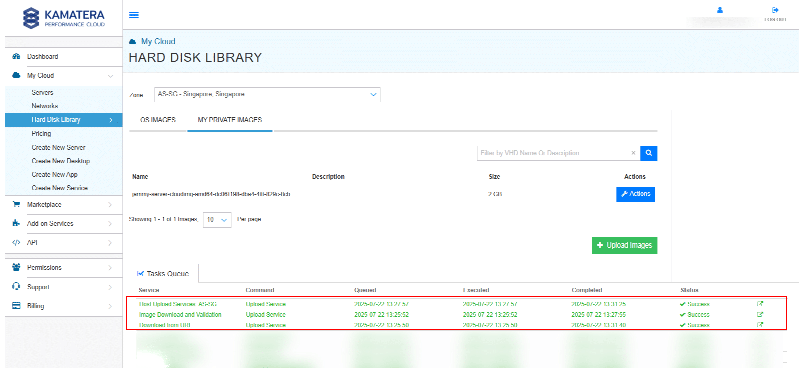 How to Upload Custom Images on Novavps