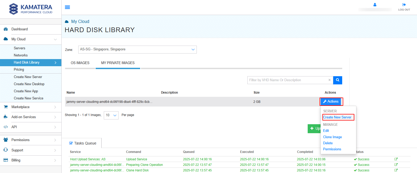 How to Upload Custom Images on Novavps