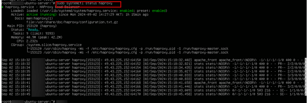 HAProxy Screenshot 